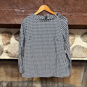 J. Crew fitted flannel shirt